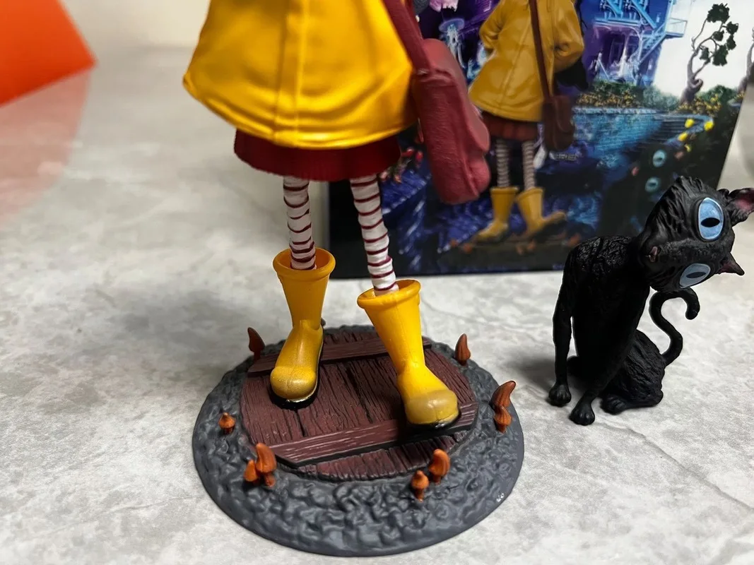 Coraline Action Figure 7 Inch Movie Version Yellow Raincoat Collectible Pvc Model Decor For Collection Enthusiasts Ideal Gift view 5