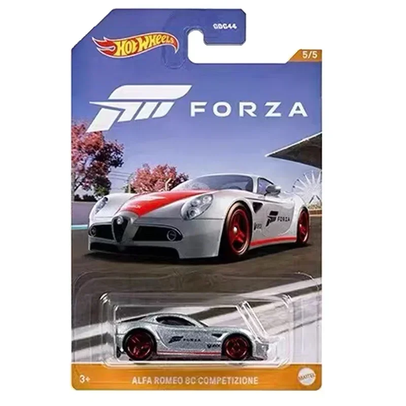 Forza-Coche de ruedas originales para niños, juguetes fundidos a presión para niños, Porsche 1/64 GT3 BMW Motosport Jaguar, modelo de Metal, regalo,