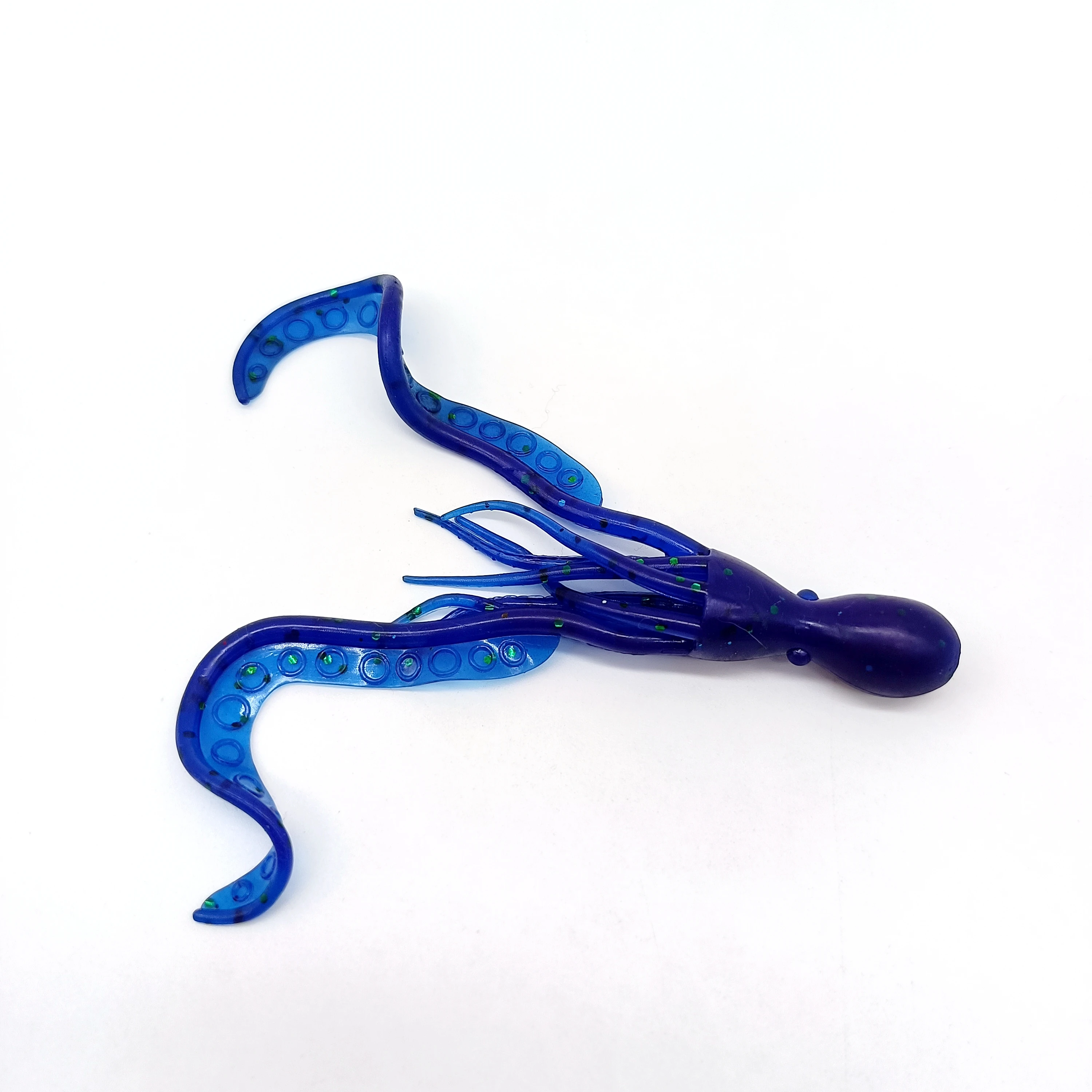 DUODUOYU 3 stücke Octopus Tintenfisch Köder 110mm/4,2g Salzwasser Angeln Locken TPE Material Weiche Silikon Rock Pesca wobbler Angelgerät