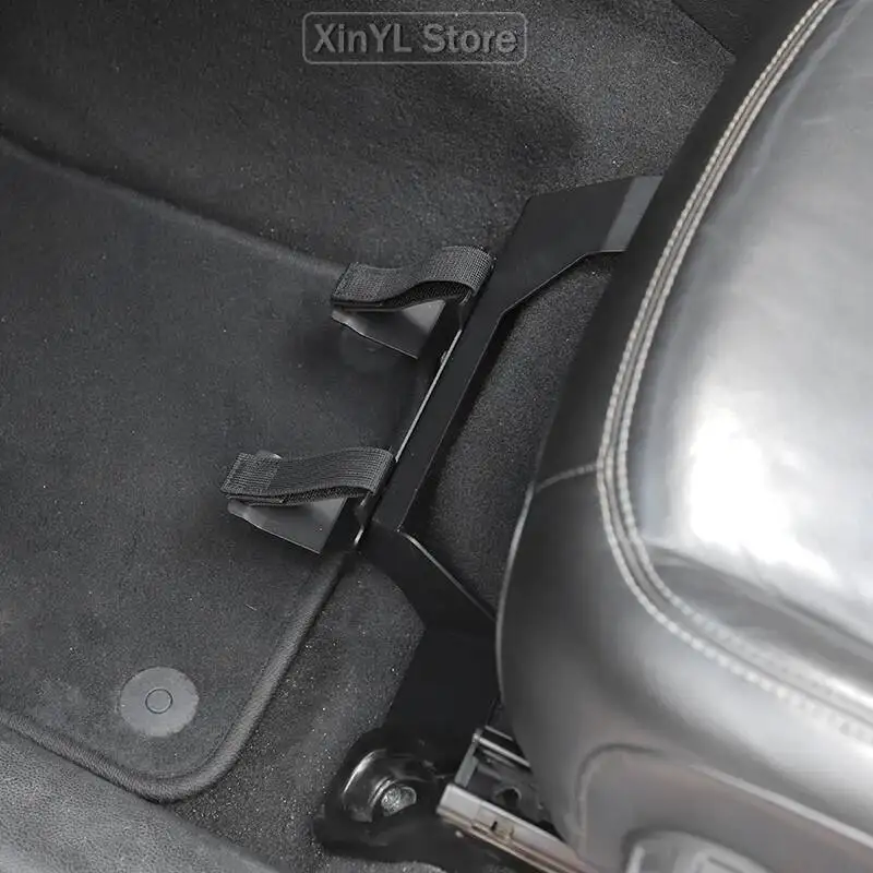 Front Under Seat Extinguisher Holder Bracket Strap Suitable for Jeep Wrangler JL for Gladiator JT 2018 Up Car Accessories