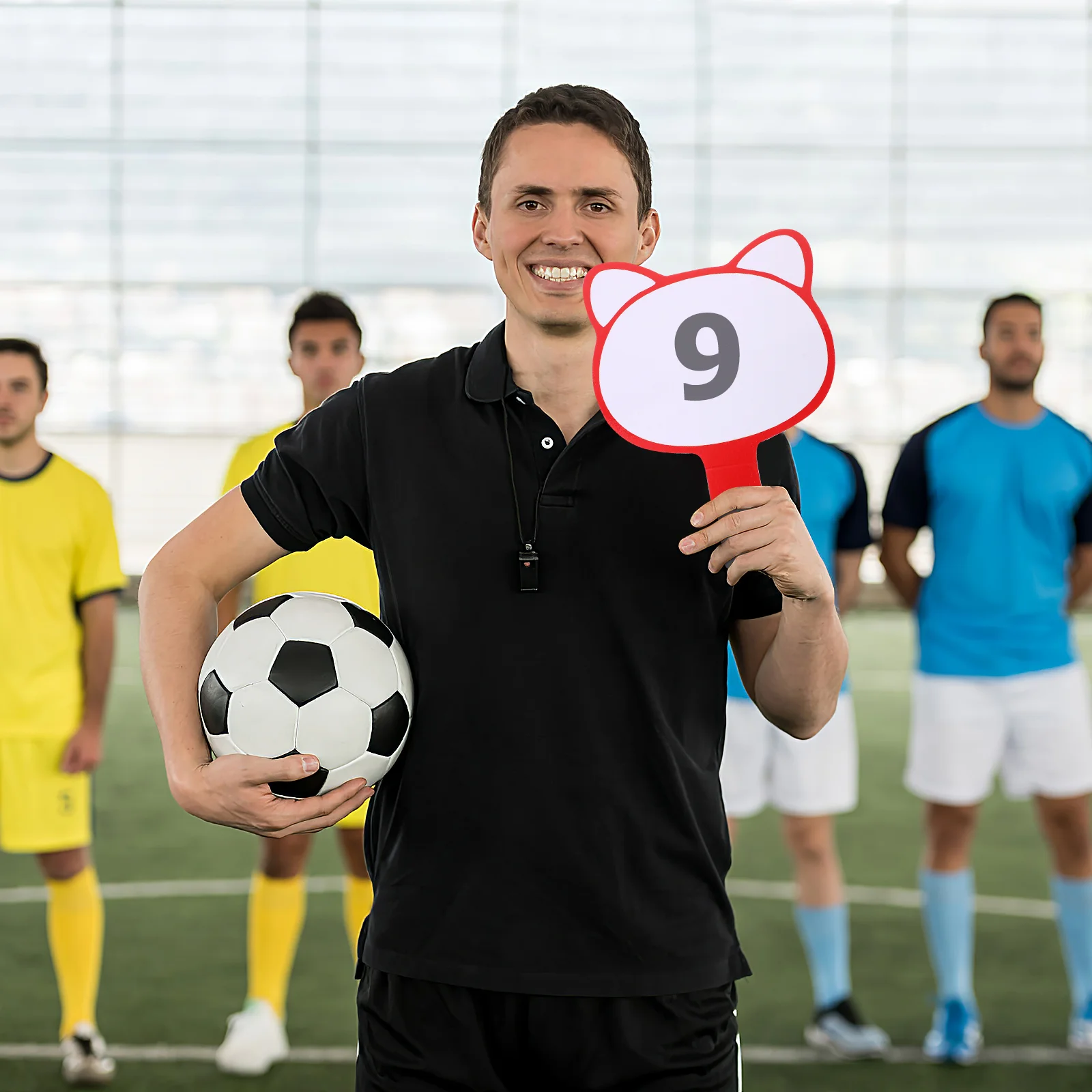 Rewritable Scoreboard Handheld White Erasable Paddles Foam for Games Mini Whiteboard