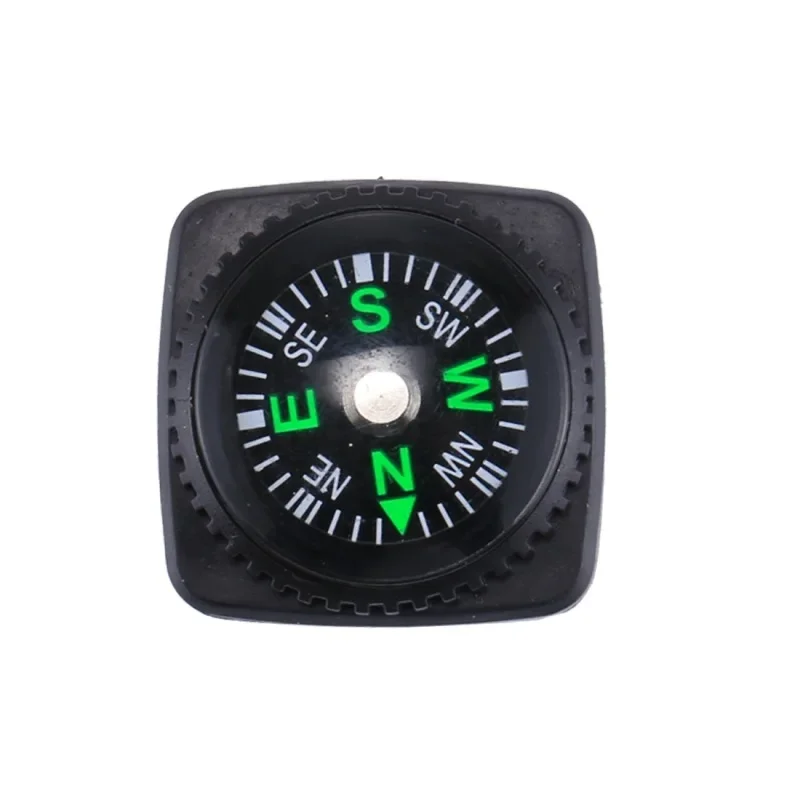 20mm Plastic Mini Compass for Outdoor, Kits Camping Hiking Survival, Watch Band Paracord Bracelet