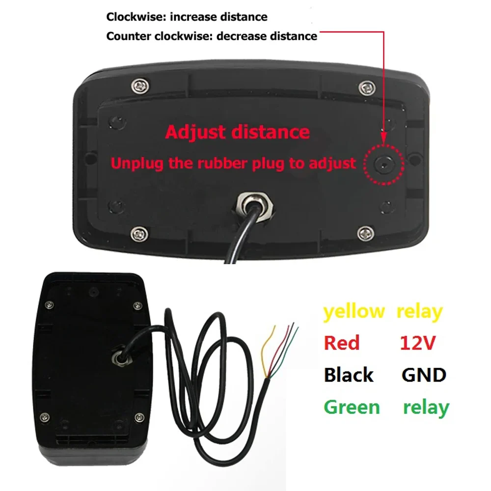 New Type Easy to Install Radar Vehicle Detector Barrier Sense Controller Replace Loop Detector Vehicle Detector