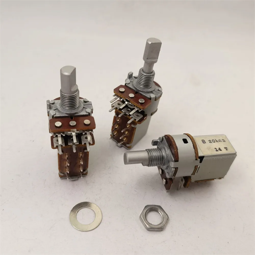 Original new 100% 16 Type dual potentiometer band pull switch B20K handle length 15MMF