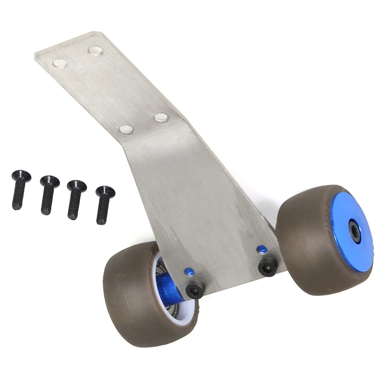 RC Car Stainless Steel Head Wheel Kit for ARRMA 1/18 Granite Grom 1/18 Typhon Grom RC Car Upgrade Accessories Blue