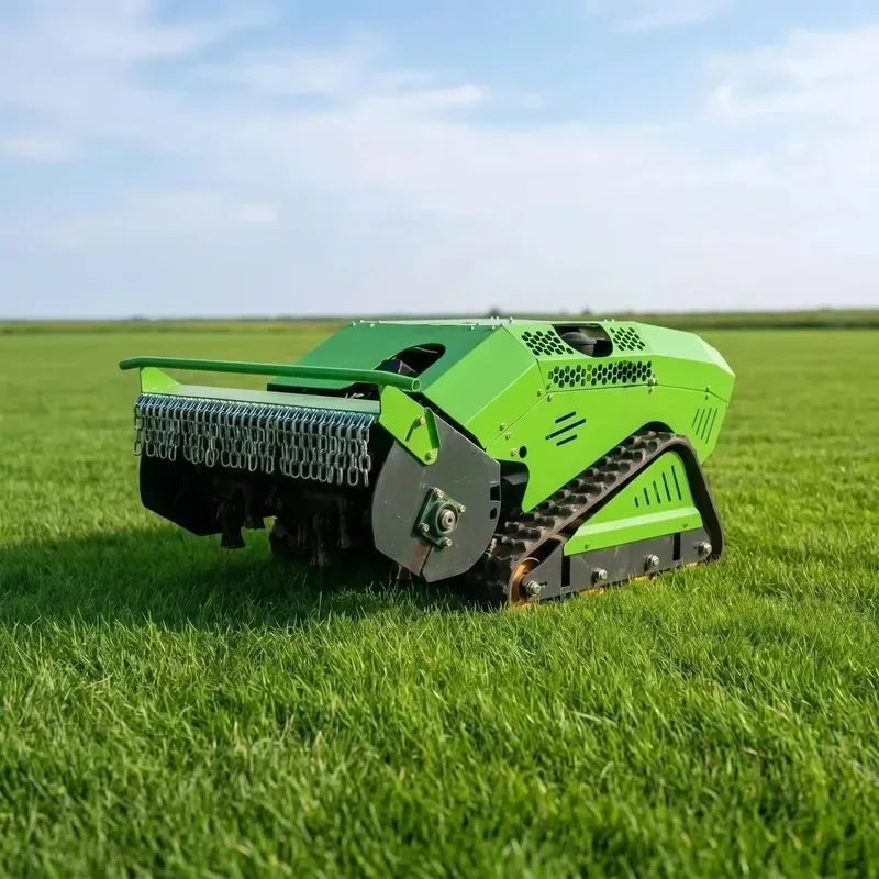 Customizable SK-D800 4-Stroke RC Track Mower All-Terrain Powered Slope Brush Cutter Professional Tool for Orchard