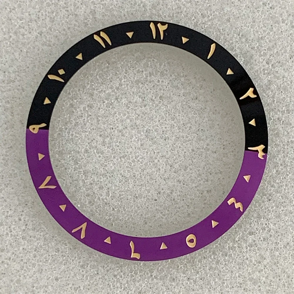 アラビア数字の斜め時計ベゼル,時計アクセサリー,交換用ケース,リングマウス,DIY, 38mm, 35mm,新品