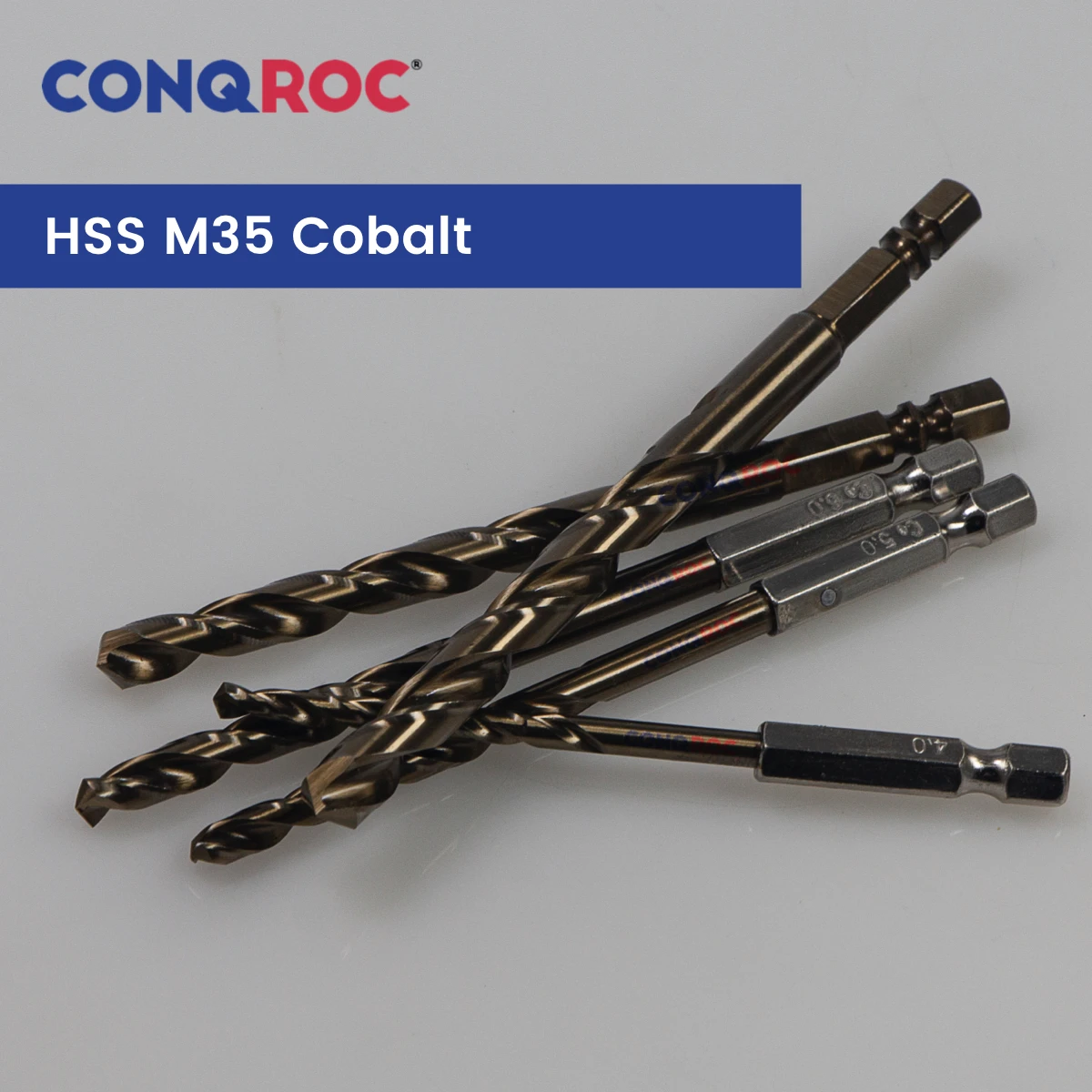 Twist Drill Bits Set HSS M35 Cobalt 1/4\