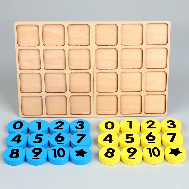 Educatief wiskundespeelgoed, interactief telspel voor kinderen, leuk leermiddel voor kleuters en peuters