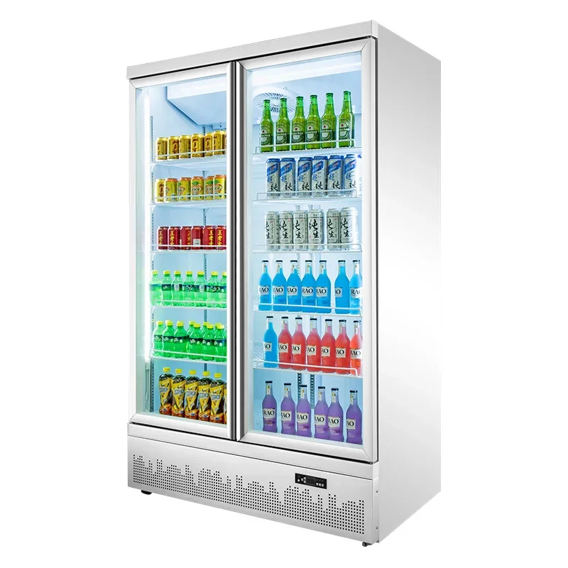 # for Single-temperature Drinks Display Standing Fridge Supermarket Refrigerator With Single Double Triple Door Options