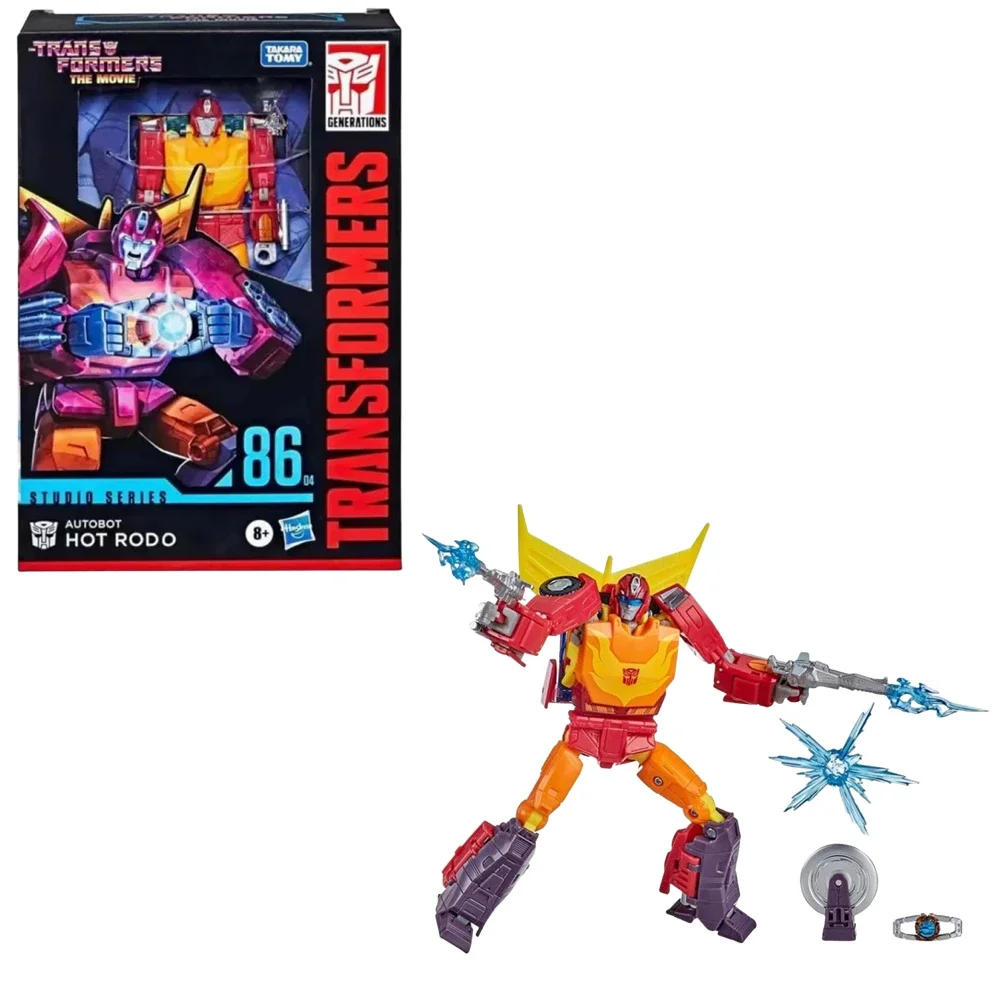 Hasbro Transformers Speelgoed Studio Serie Voyager Klasse The Last Knight Autobot Hot Rod Model Pop Action Figure SS86-26