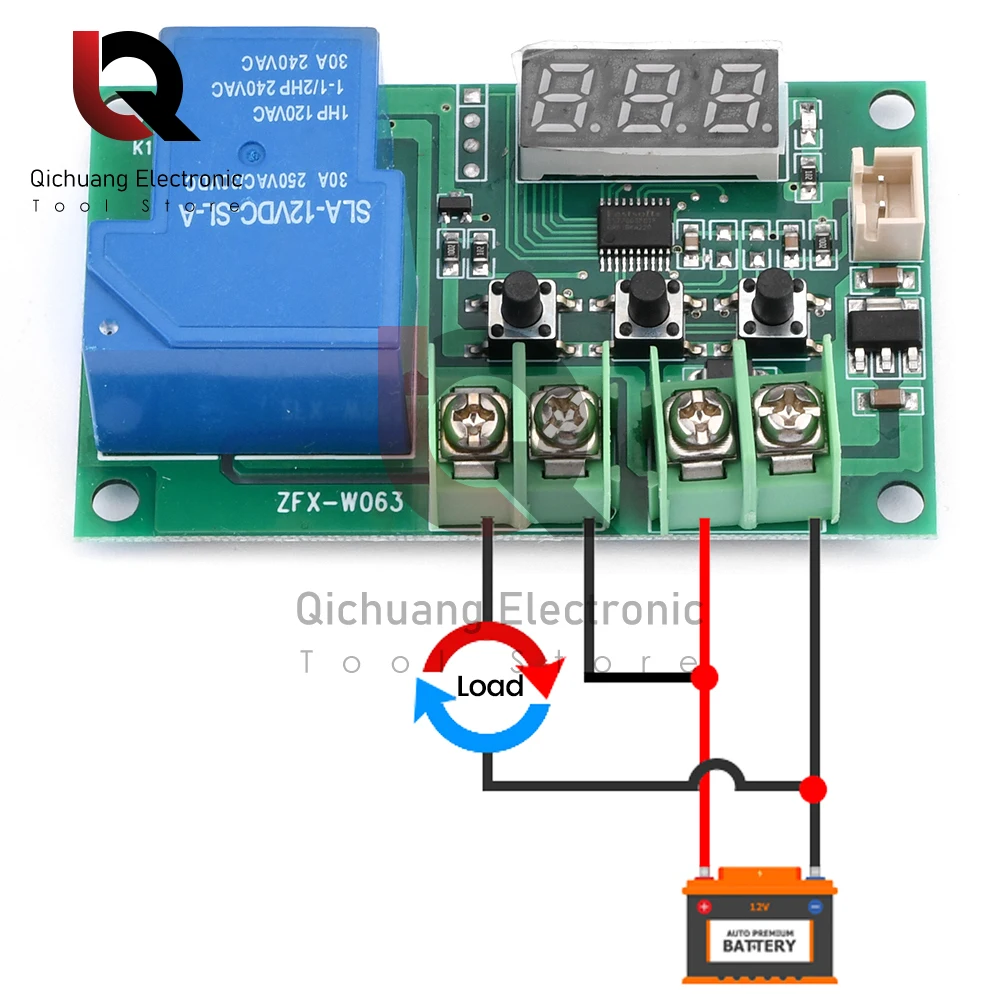 Imagem -03 - Led Digital Controlador de Temperatura Termostato Controlador de Temperatura Incubação Interruptor de Controle de Temperatura W1209 1pc