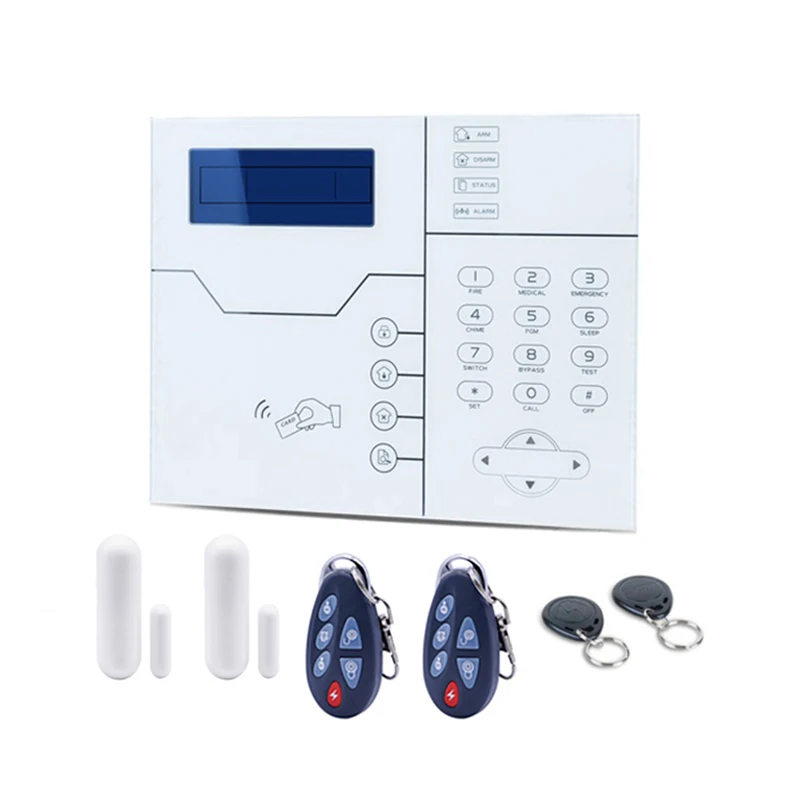Wireless Burglar Alarm System Security Protection System 433/868MHz ST-VGT TCP IP 4G GSM Support English French Web IE Browse