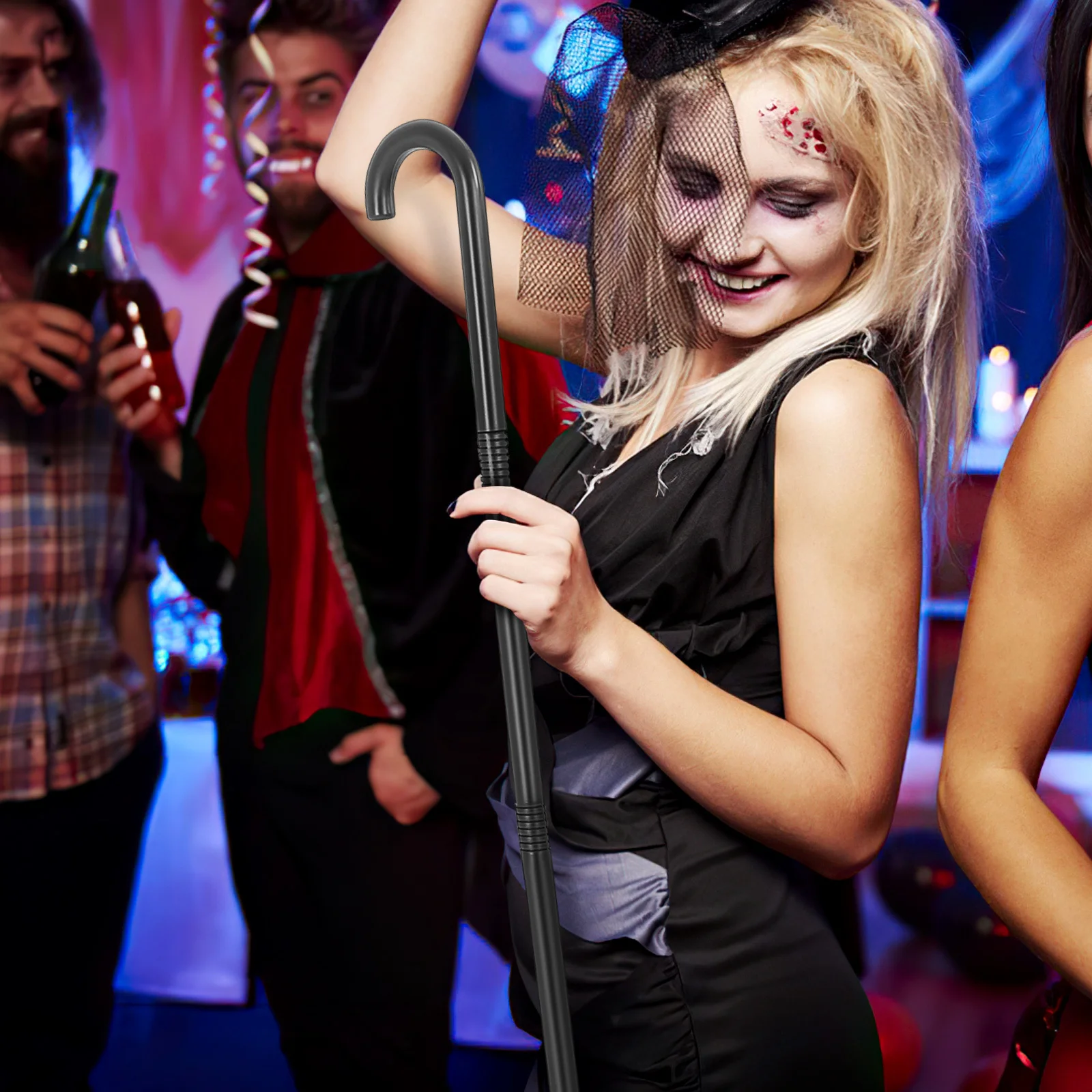 

2 шт., косплей, трость, реквизит для выступлений, легкая театральная палка для Хэллоуина, карнавальный костюм, аксессуар