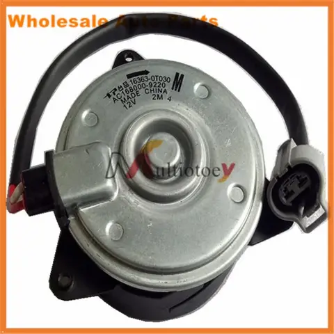 16363-0T030 168000-1070 CAPQX Auto Fan motor For COROLLA 2007- 2014 LEVIN HYBRID 2014-2016 16363-0D120 168000-8470 168000-8450