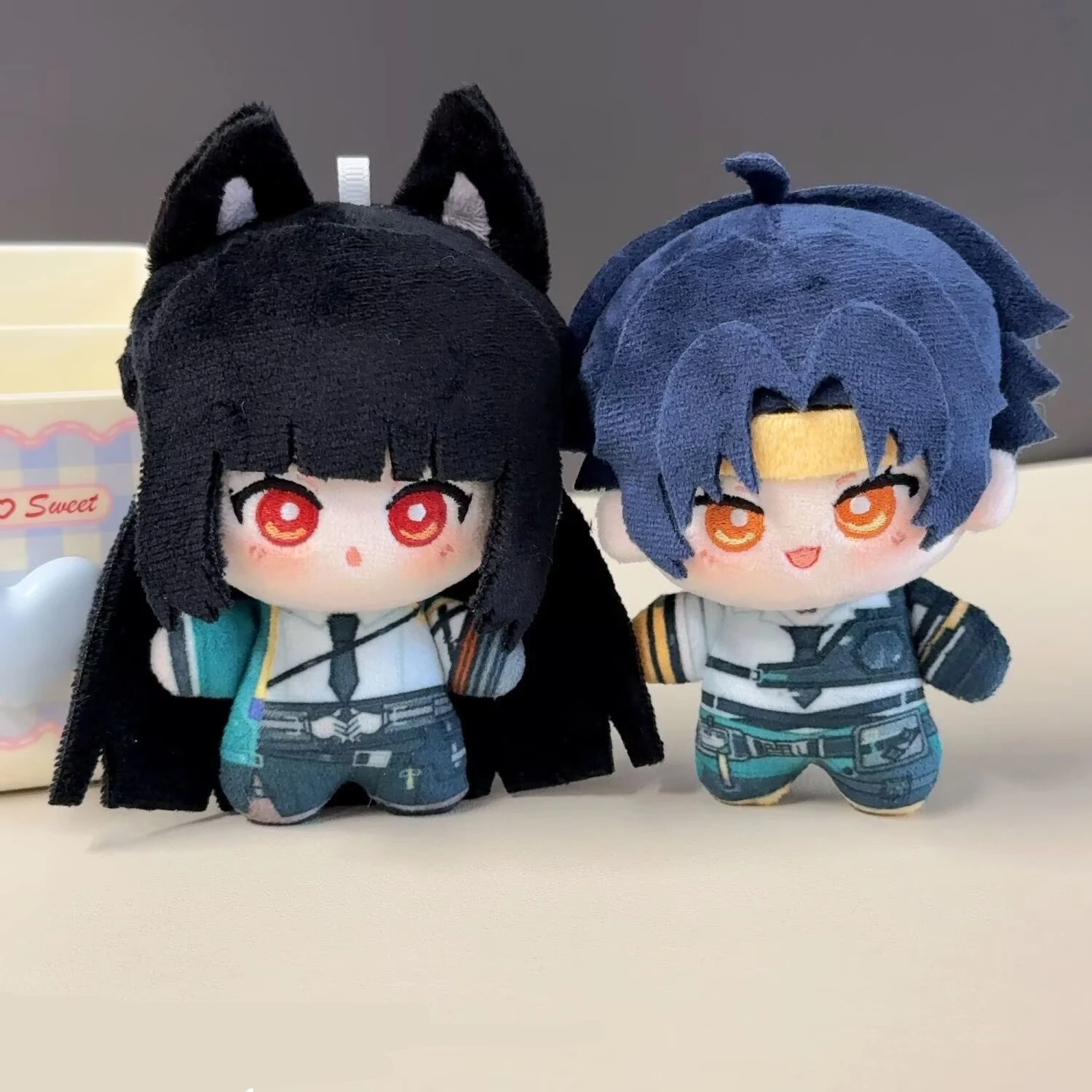 

10cm Asaba Harumasa Plushies Toys Pendant Hoshimi Miyabi Plush Doll Cute Backpack Zenless Zone Zero Doll Birthday Holiday Gifts