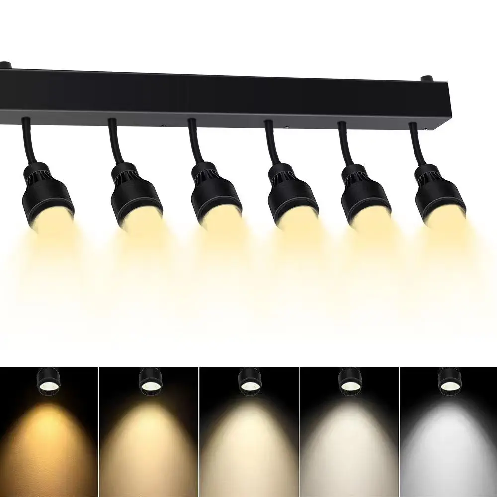 6X20W LED Spot Light Beam Zoom Wash Bar Warm White Color Indoor Dmx512 Stage for DJ Disco Party Art Exhibition Home Club