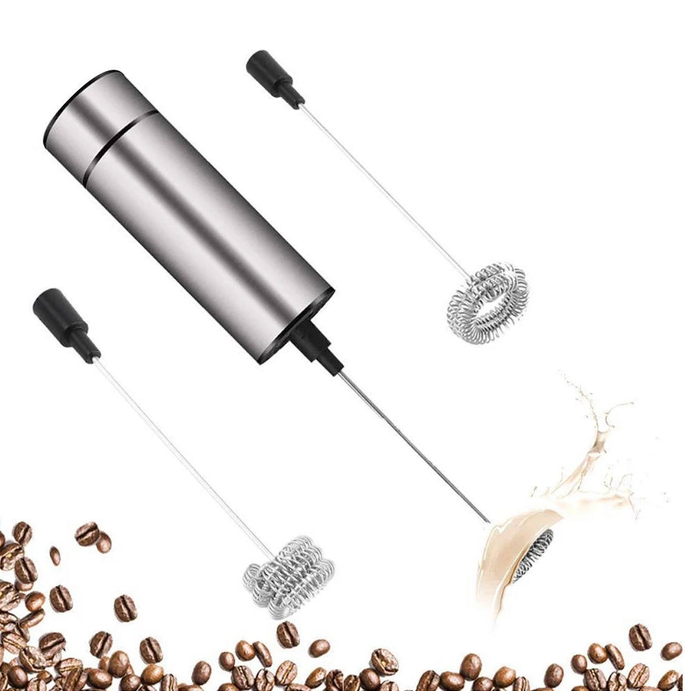 Coffee Mixer Coffee Stirrer Stainless Steel Coffee Stirrer Mixer Blender Electric Egg Beater Milk Frother Home Kitchen Utensils