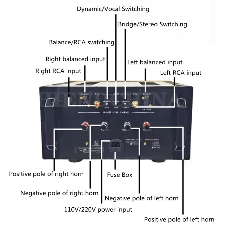 УСИЛИТЕЛЬ ПИТАНИЯ СТЕРЕО P-7300 Копия Accuphase каждый канал обеспечивает усиление мощности вниз с низкой загрузкой посещаемости 1 Ом