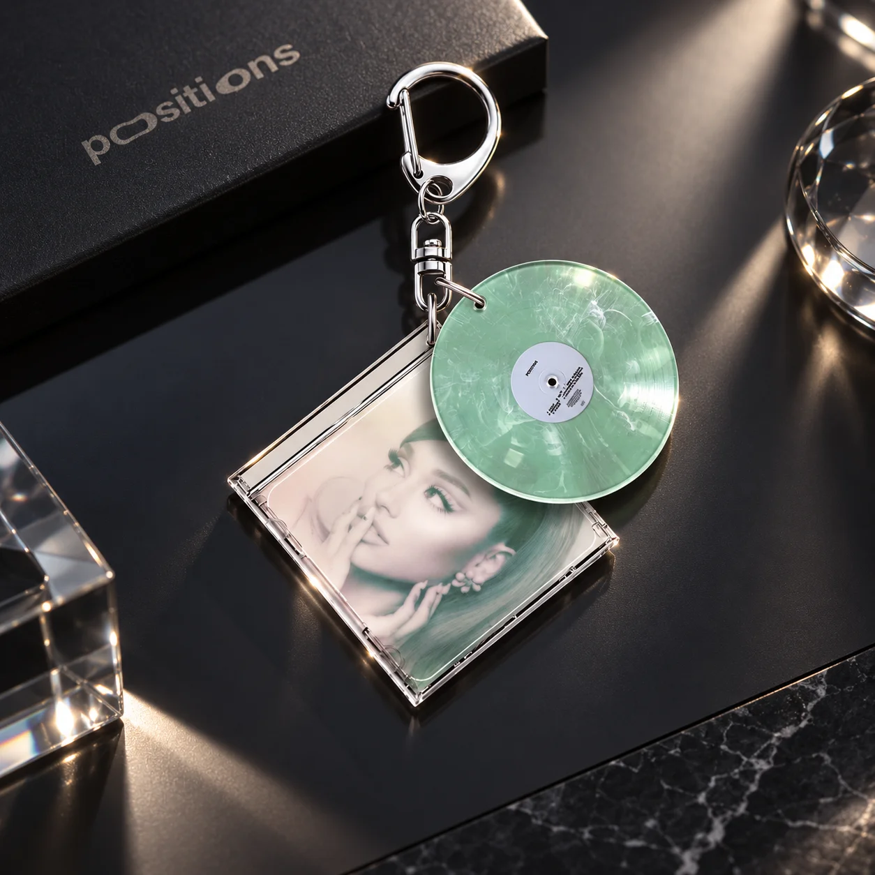 Arianas G-Grande Keychain，Ag Keychain，Grande，Album Positions，Idol Merch Gift for Friends Birthday，Bag Decoration，Collect Gift