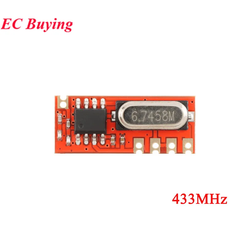 1Pc-10Pcs 315MHz 433MHz Wireless RF Remote Control Receiver Module ASK Modulation High Sensitivity Long Distance 100m Smart Home