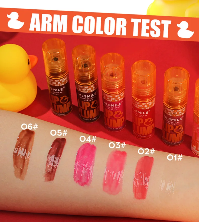 Duck Lip Plumping Lip Gloss Elasticity Essential Sexy Labial Care Mirror Jelly Lip Glaze Pearlescent Liquid Lip Balm Tool Makeup