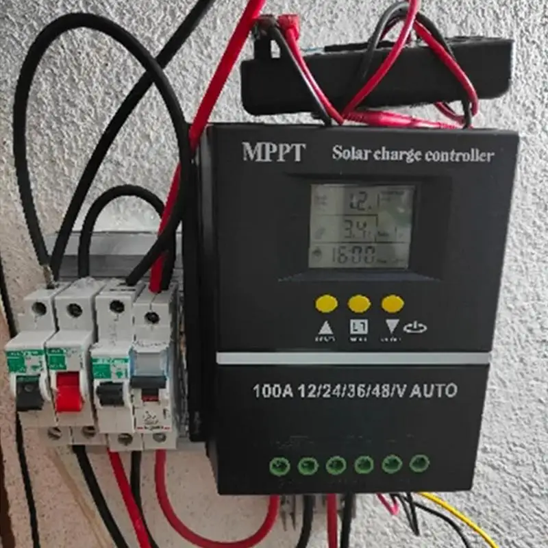 Imagem -06 - Mppt Ferramenta Controlador de Carga Solar Painel Solar Bateria Regulador Inteligente Ácido ao Chumbo ou Uso de Lítio 12v 24v 36v 48v 60a 80a 100a