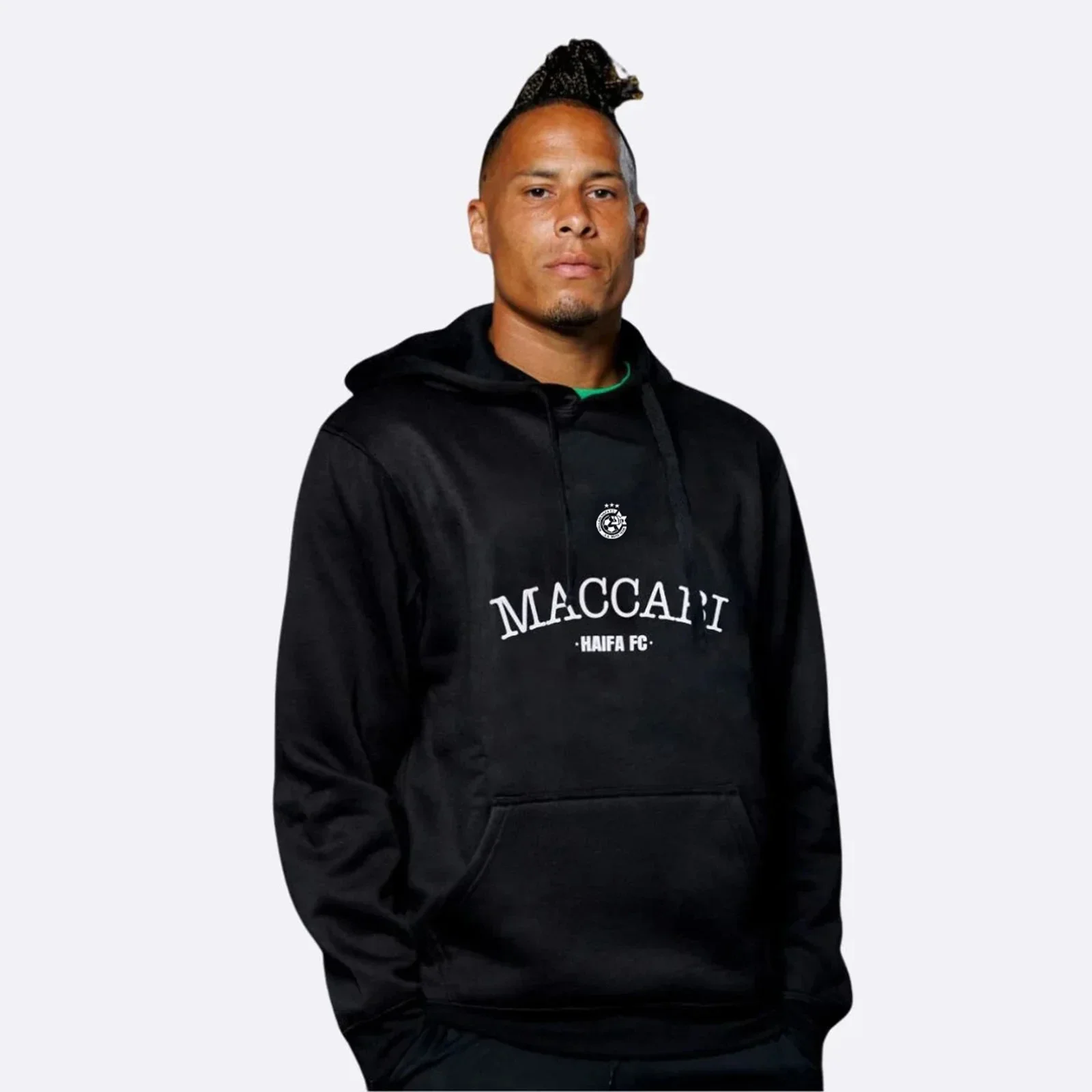 Maccabi MHFC haifa Men\'s Pullover Hoodie Casual Hooded Sweatshirt Best Hoodies Sportswear Tracksuit with Pocket