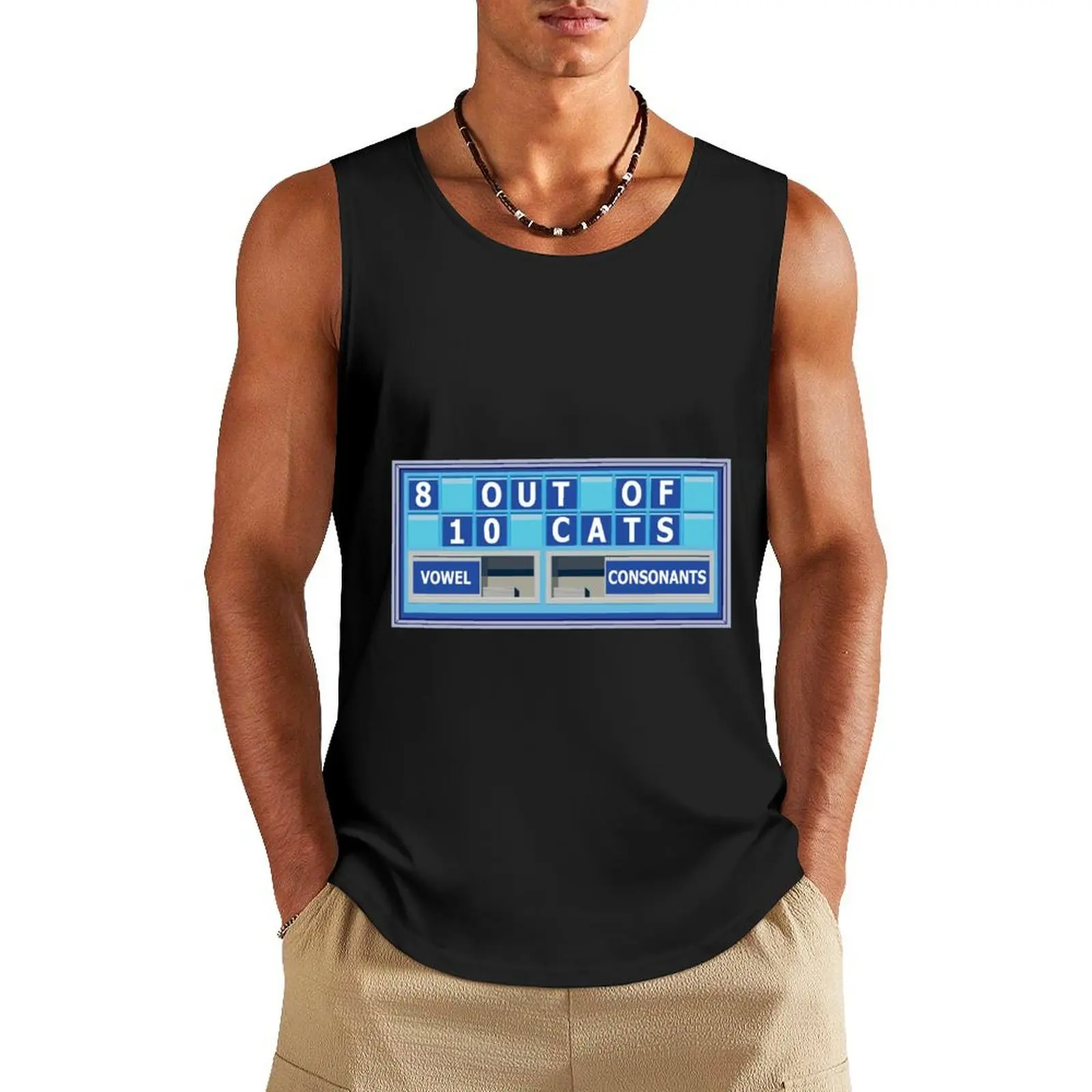 

8 OUT OF 10 CATS Tank Top t shirt bodybuilding t-shirt gym clothing