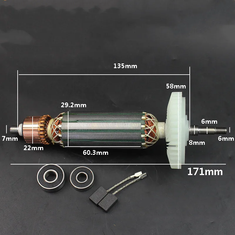 

Angle grinder rotor for of WORX WU800/800S grinder and polisher motor parts