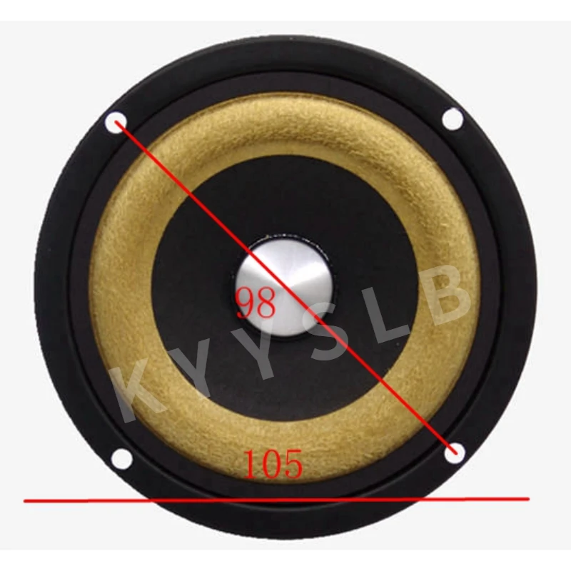 KYYSLB 3.5-inch HIFI Full-range Speaker  Unit Car Speaker Upgraded and Modified Desktop Bluetooth Speaker Computer Box Speakerr