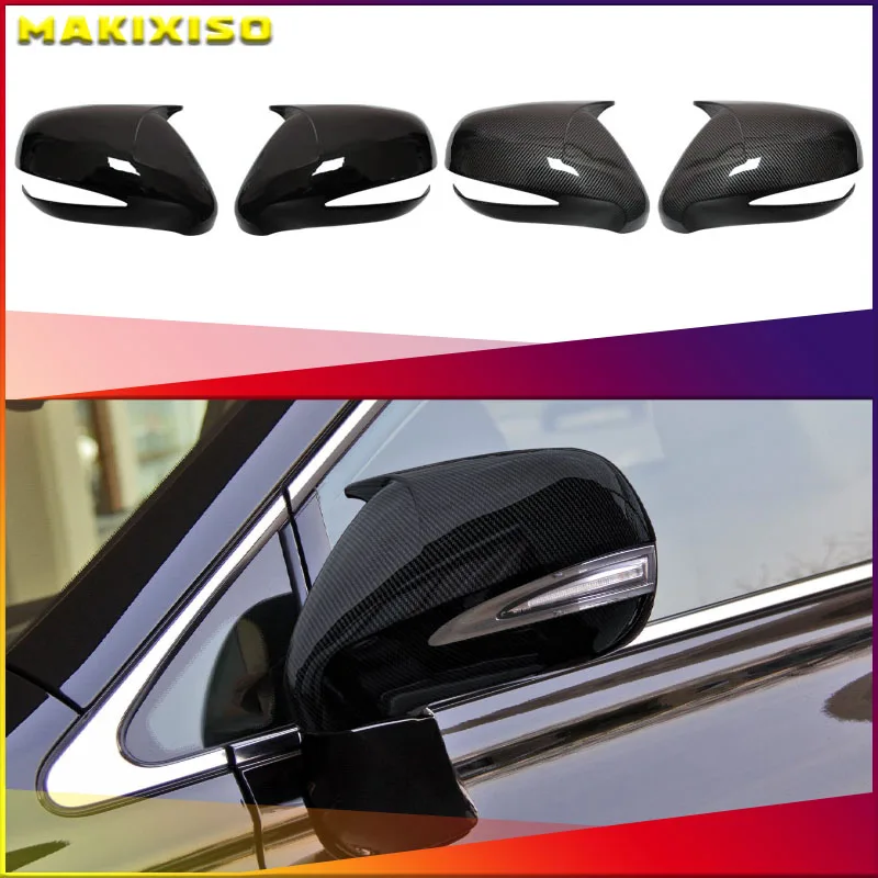 For Lexus RX RX270 RX350 RX450 2009-2014 car stickers winged cover appearance carbon fiber rearview mirror protective decoration