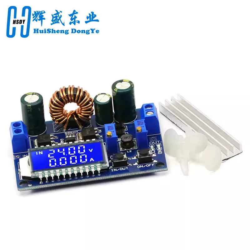 35W DC 5.5-30V to 0.5-30V Digital LCD Display Automatic Step up down Buck Boost Converter Power Supply Module Adjustable Board