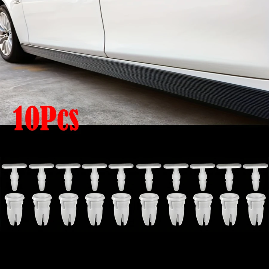 10X Mounting Clips Push Button Grommet Molding For Mercedes Benz W108 W109 W116 W126  W140 S140 W201 S201  W202  W203 W204 S204