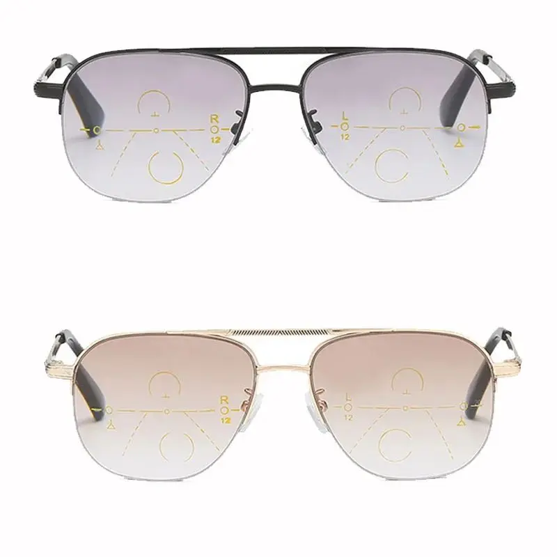 2026 Multifokale Gleitsicht-Lesebrille für Angler mit Blaulichtfilter, Presbyopie-Brille, Computer-Optik für Fern- und Nahsicht – Detail 8
