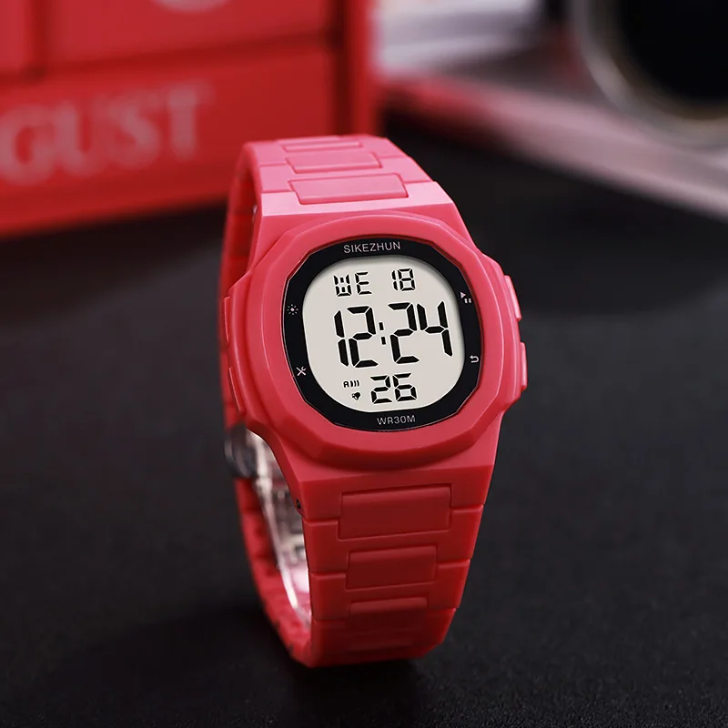 New Fashion Electronic Watch, Versatile Alarm Clock, Couple's Watch, Casual Sports Wristwatch, Trendy Timepiece for Everyday Use