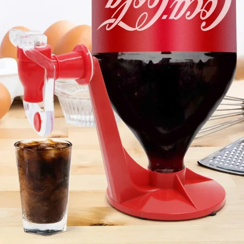 

New Novelty Saver Soda Beverage Dispenser Bottle Coke Upside Down Drinking Water Dispense Machine Switch for Gadget Party Home