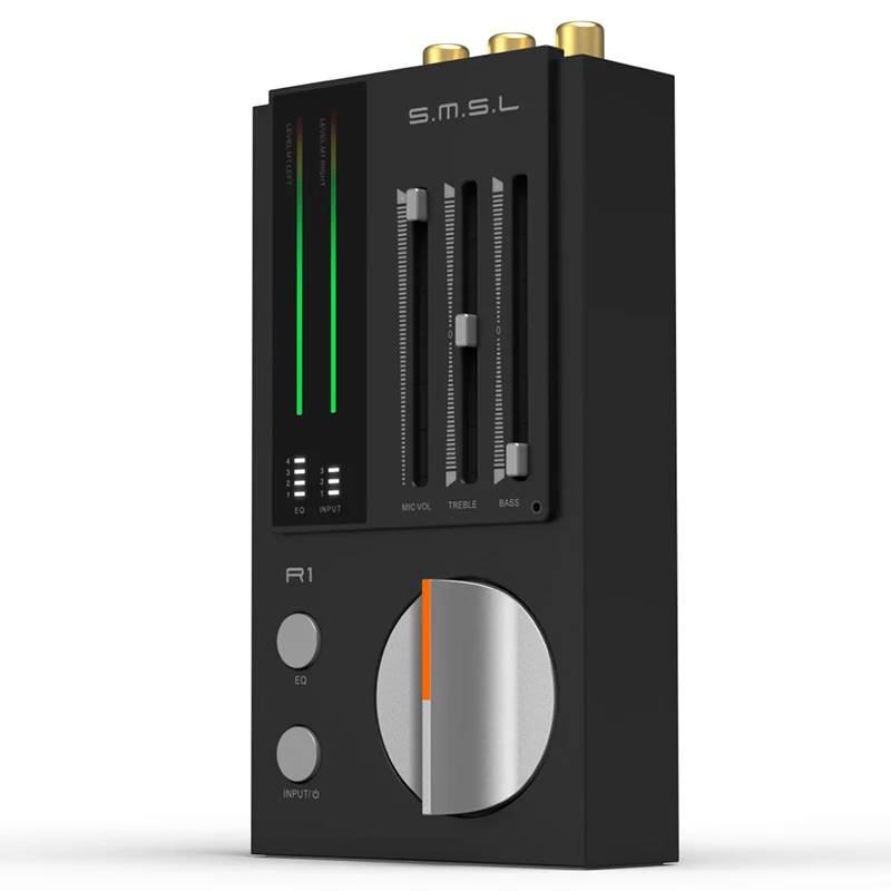 SMSL R1 Gaming DAC & Headphone Amplifier Small Size Great Power with Technical Excellence & Stability
