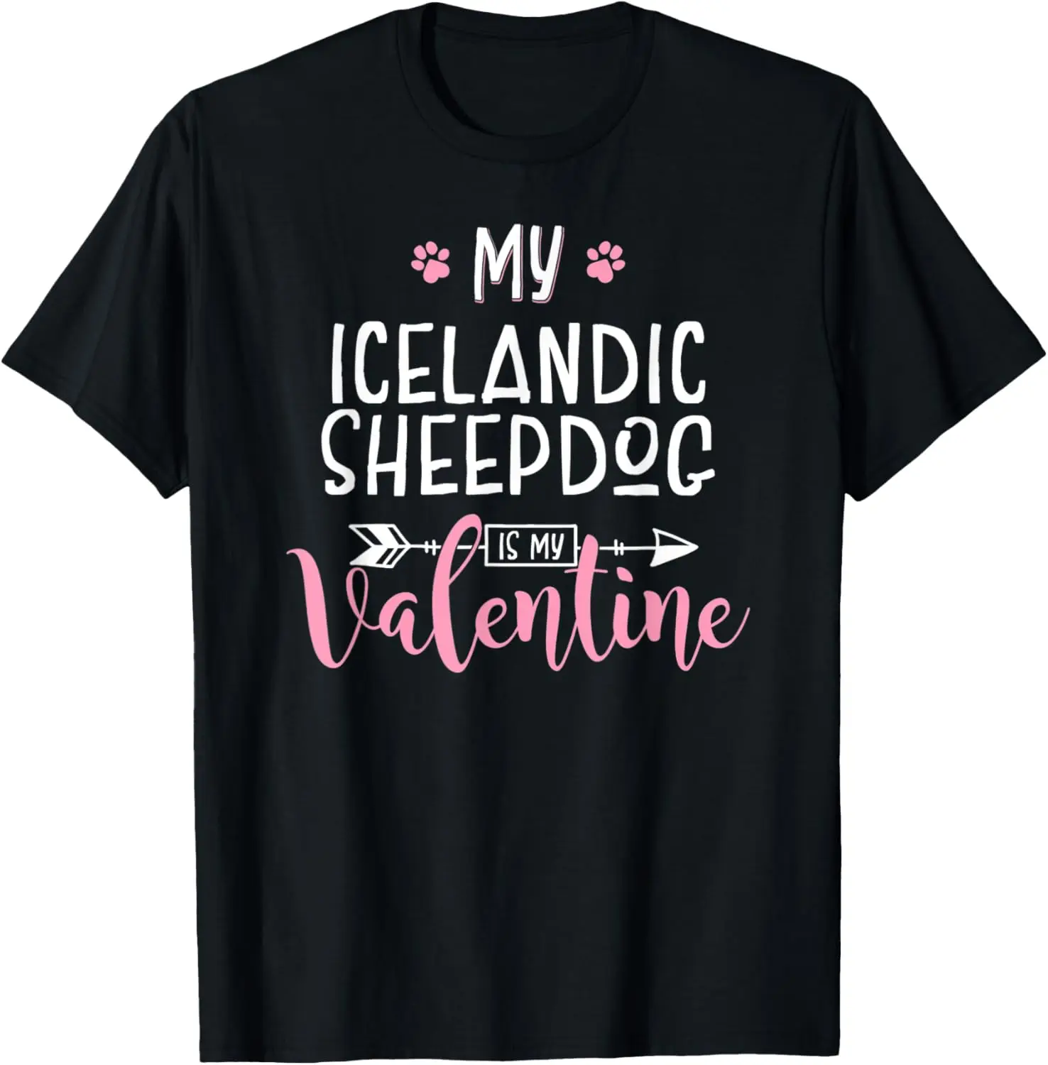 My Icelandic Sheepdog Is My Valentine Party Gift T-Shirt