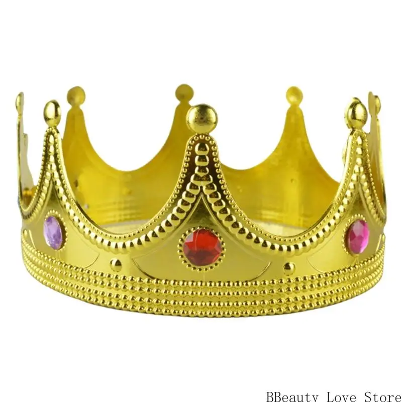 Principato Cappello Crown Crown Cappello Crown Golden King Crown Crown Accessorio per copricapo Principocommetti.
