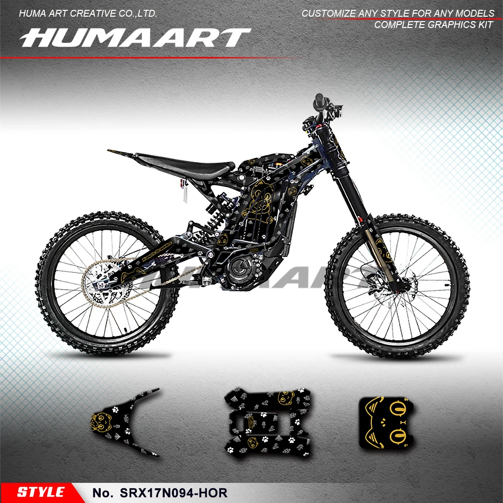 

Графическая наклейка HUMAART Racing, Набор наклеек для Sur Ron Sur-Ron светильник Bee X/S Bike Segway X160, SRX17N094-HOR