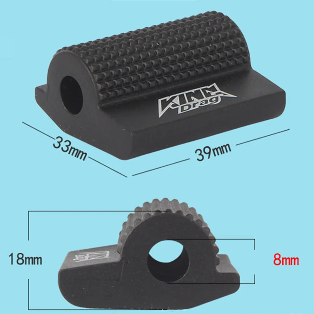 9mm universal motocicleta alavanca de engrenagem do deslocamento pedal capa borracha sapato protetor pé peg toe gel para honda kawasaki yamaha