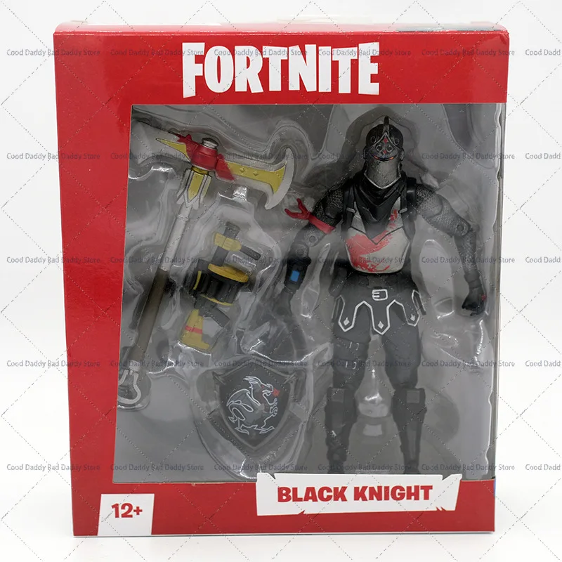 เกม Fortnite อะนิเมะ Action Figure Fortnite Black Knight 7 นิ้วค่าเฉลี่ยตุ๊กตา Battle Royale รุ่น Fortress Night เครื่องประดับของเล่น