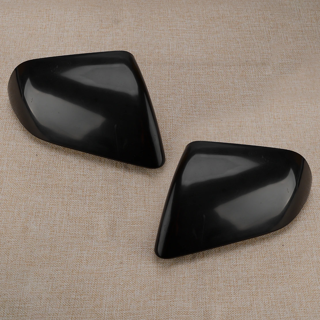 

FR3Z17D742DCPTM 1 Pair Car Left Right Side Door Rearview Mirror Cover Cap W/O Turn Signal Hole Fit for Ford Mustang 2015-2021