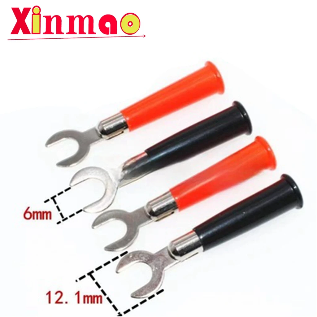 1pair U-shaped banana fork Y-shaped speaker speaker speaker audio cable plug, terminal block, power amplifier connector