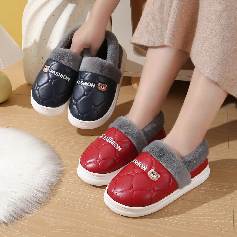 inverno-a-prova-dwaterproof-agua-househoes-chinelos-plataforma-feminina-e-masculina-quente-sala-de-estar-sapatos-indoor-xadrez-quente-chinelos-de-algodao-de-pelucia