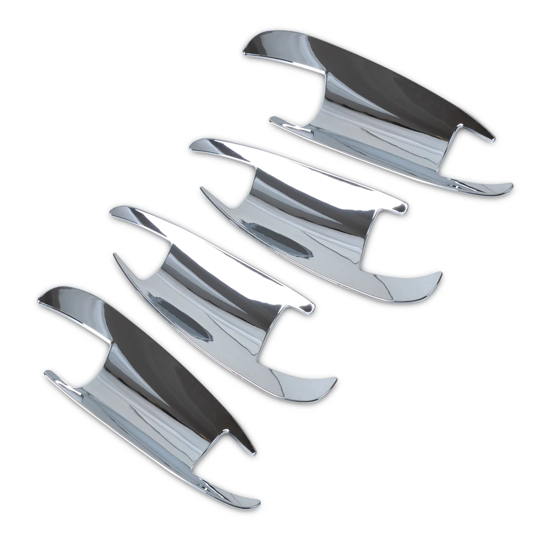 beler  Chrome Door Handle Cup Bowl Cover Trim For Mercedes Benz GLK-class X204 GLK300 GLK350 C-Class W204 2008-2010 2011 2012