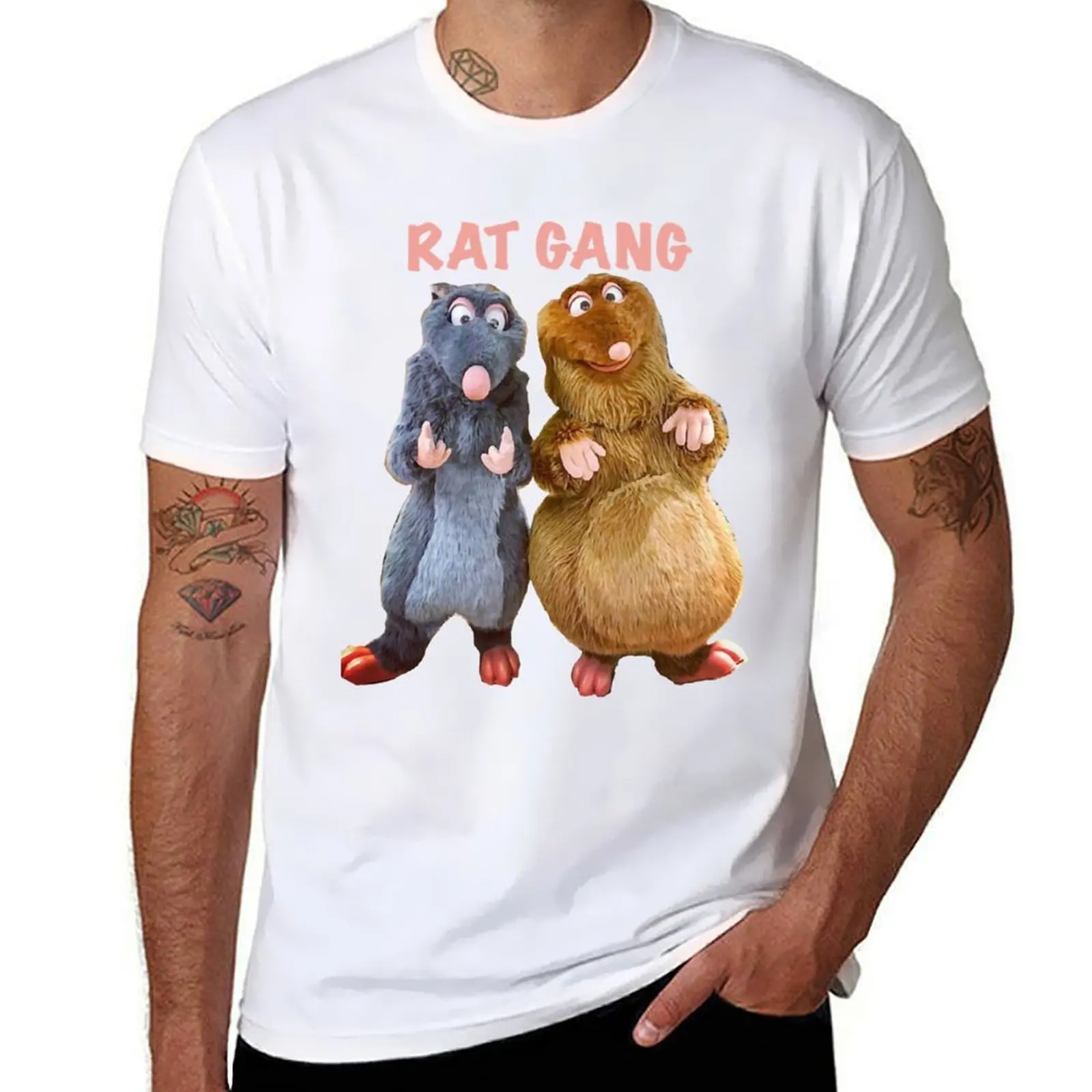 

Extremely Sensitive Sense Of Smell Yummy Rat Gang Vintage T-Shirt t shirts for man graphic vintage man t shirt cotton T-Shirt