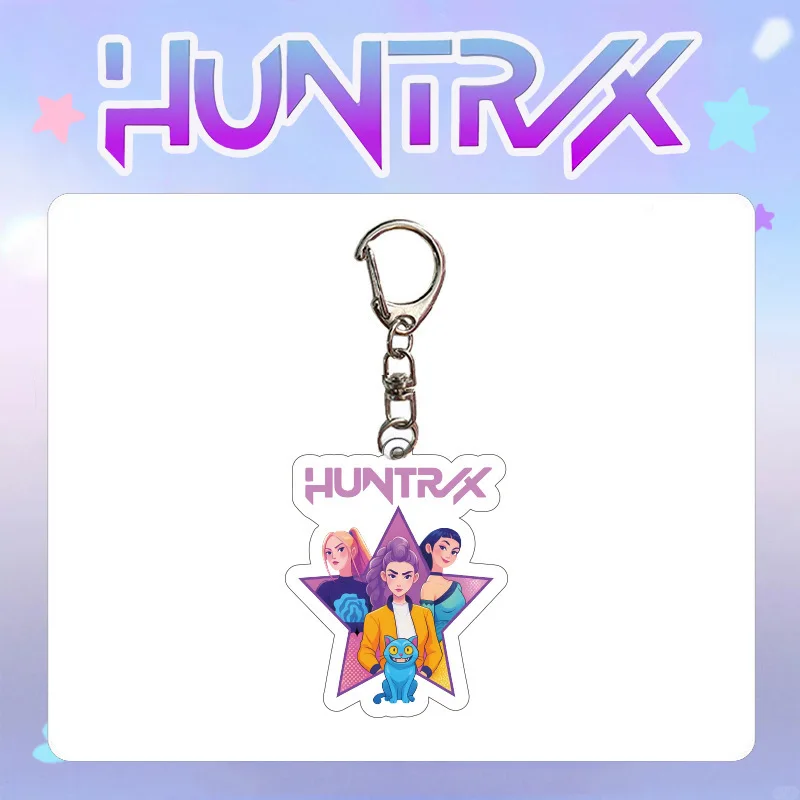 HUNTRIX الساحرة الصيد فريق سلسلة مفاتيح مصنوعة من الأكريليك حقيبة قلادة الملحقات اكسسوارات KPOP المحيط