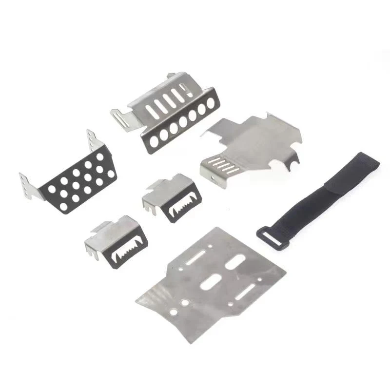 1/10 RC Model Car Armors Upgrade Parts Chassis Bumper Armors Set for Traxxas TRX4